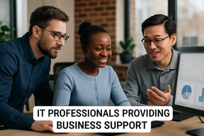 IT professionals providing business support